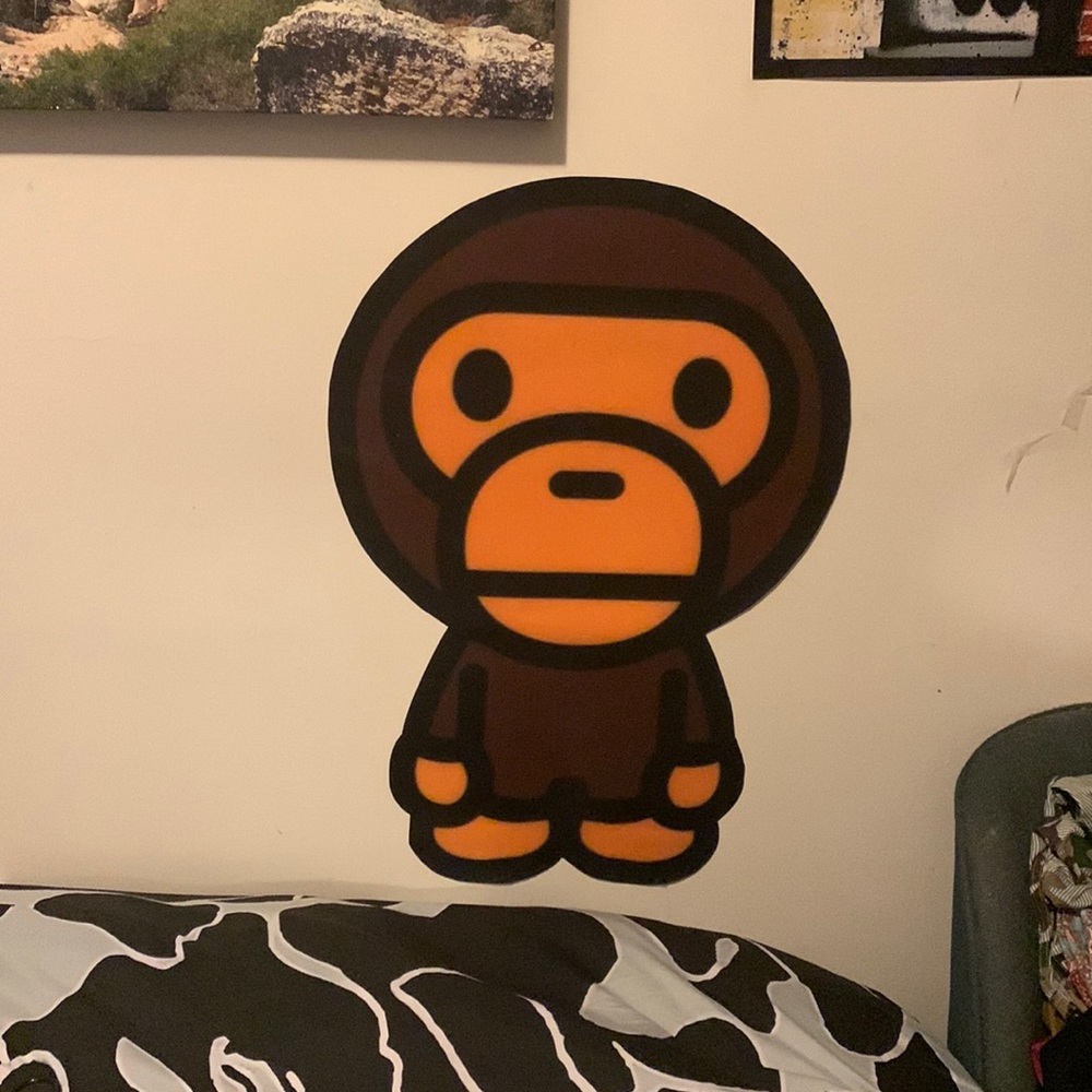 Bape baby milo wall decal